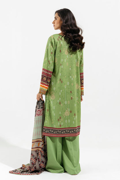 Beechtree - 2 PIECE - EMBROIDERED LAWN SUIT - JACQUARD OCADO (UNSTITCHED)