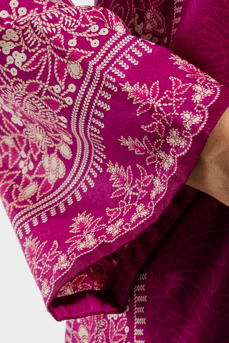 Beechtree - 2 PIECE - EMBROIDERED LAWN SUIT - MONOCHROMATIC MAGENTA
