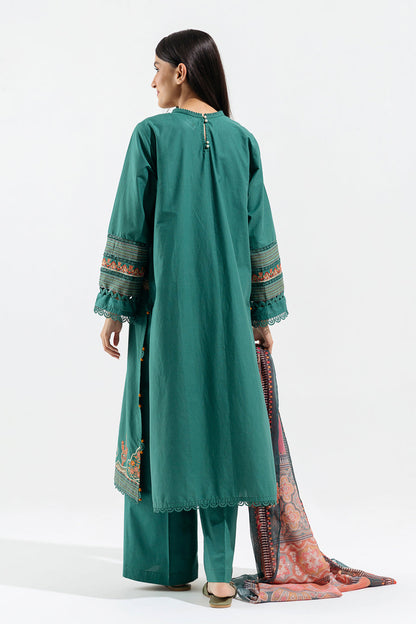 Beechtree - 3 PIECE - EMBROIDERED LAWN SUIT - ETHNIC SAPPHIRE