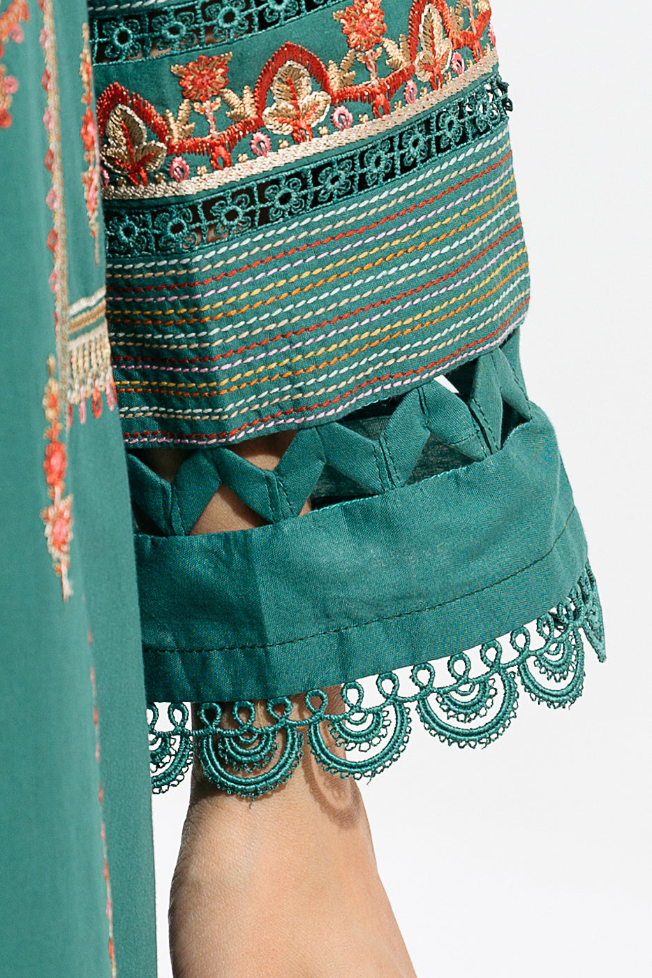 Beechtree - 3 PIECE - EMBROIDERED LAWN SUIT - ETHNIC SAPPHIRE