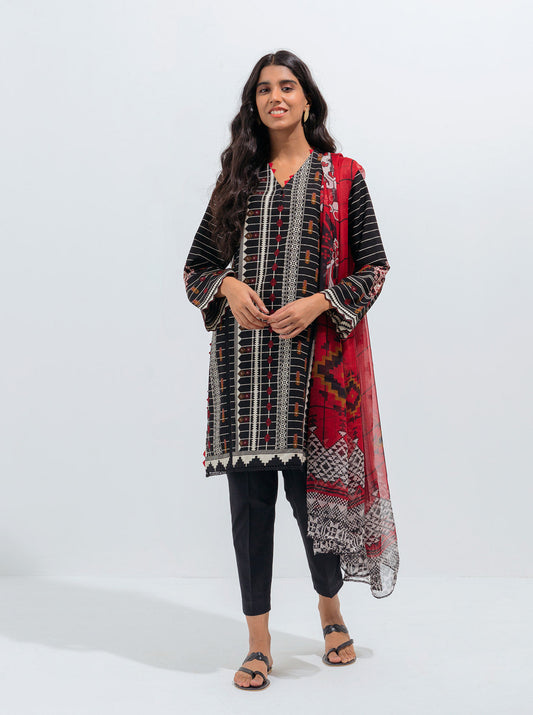 Beechtree - Tribal Mesh-Printed-2P (UNSTITCHED)