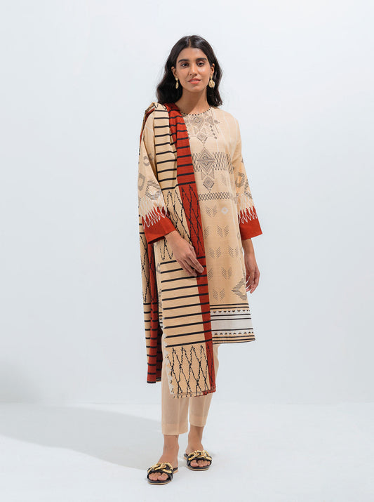 Beechtree - Timeless Tribal-Printed-3P (UNSTITCHED)