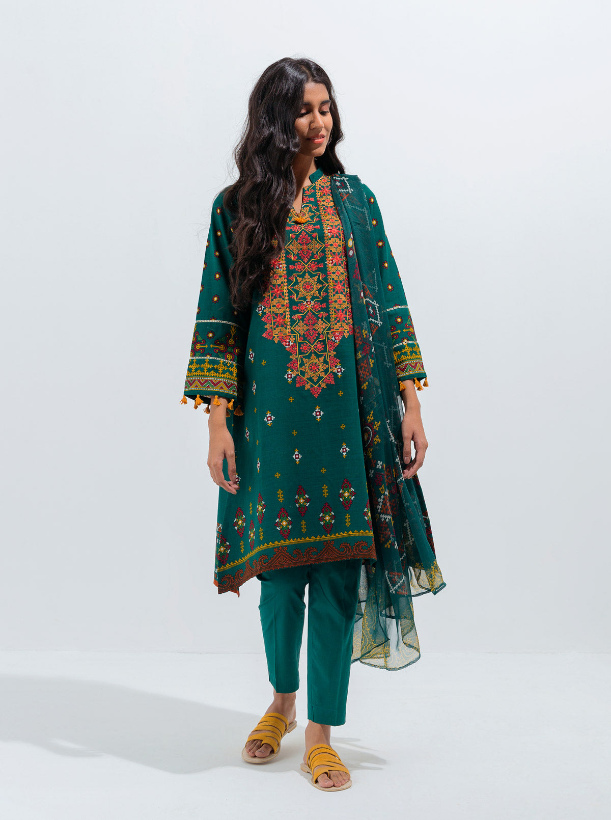 Beechtree - Emerald Ethereal-Embroidered-3P