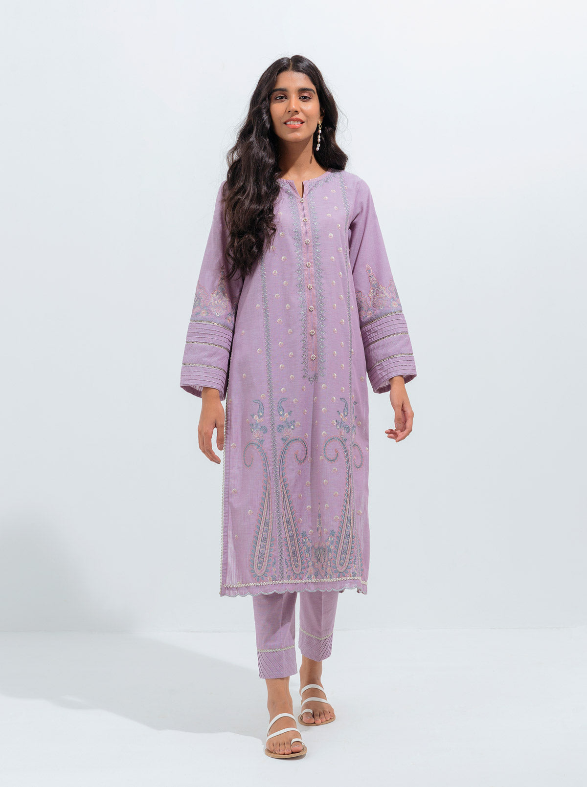 Beechtree - Lavender Breezy -Embroidered-2P