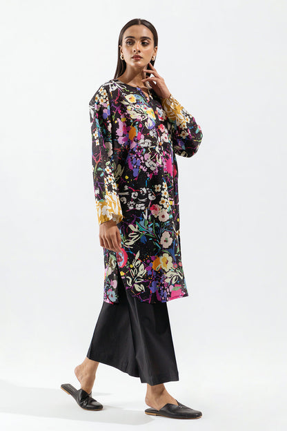 Beechtree - 1 PIECE - PRINTED CAMBRIC SHIRT - ELECTRIC BLISS (UNSTITCHED)