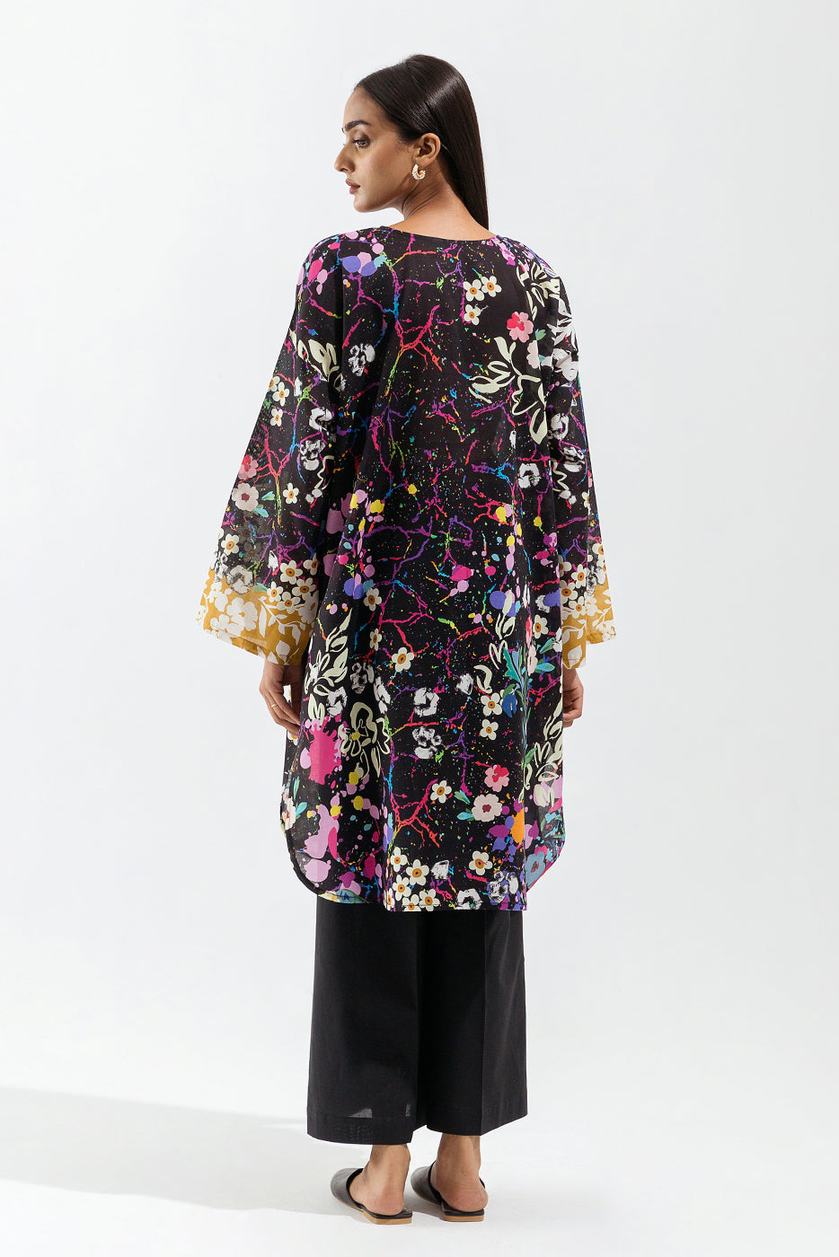 Beechtree - 1 PIECE - PRINTED CAMBRIC SHIRT - ELECTRIC BLISS (UNSTITCHED)