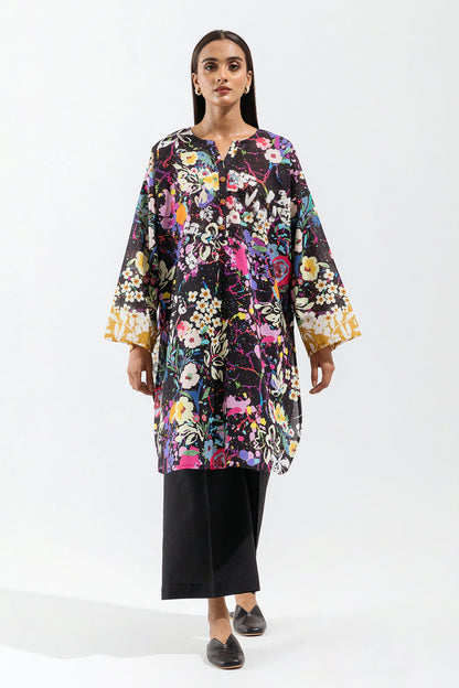 Beechtree - 1 PIECE - PRINTED CAMBRIC SHIRT - ELECTRIC BLISS (UNSTITCHED)