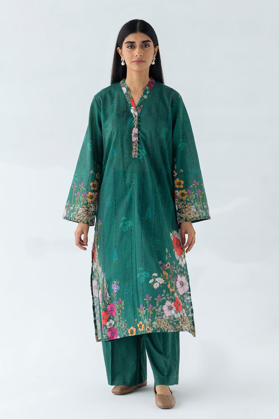 Beechtree - 1 PIECE - PRINTED CAMBRIC SHIRT - ARCADIA (UNSTITCHED)