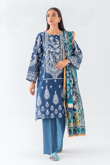 Beechtree - 3 PIECE - EMBROIDERED KHADDAR SUIT - BISTRO BARN (UNSTITCHED)