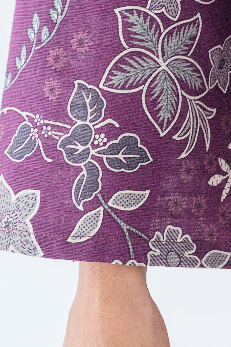 Beechtree - 3 PIECE - EMBROIDERED KHADDAR SUIT - PURPLE CHARISMA (UNSTITCHED)