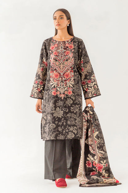 Beechtree - 3 PIECE - EMBROIDERED KHADDAR SUIT - BLOSSOM HUES (UNSTITCHED)