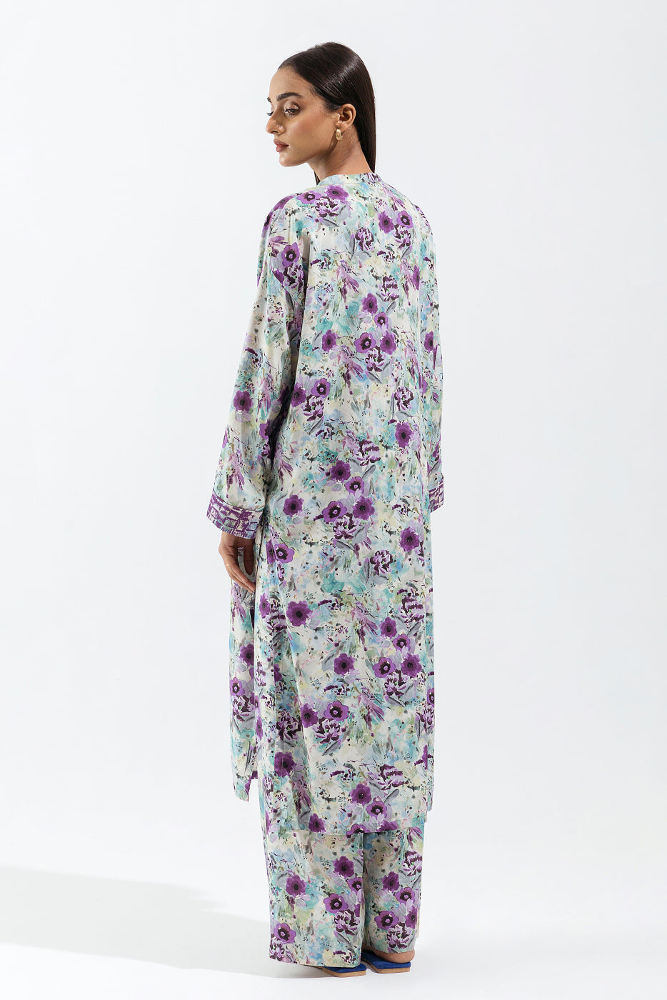 Beechtree - 2 PIECE - PRINTED LINEN SUIT - SUBTLE ALLURE (UNSTITCHED)