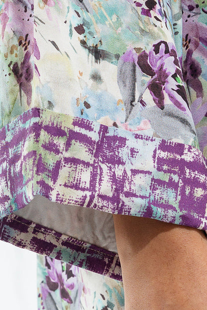 Beechtree - 2 PIECE - PRINTED LINEN SUIT - SUBTLE ALLURE (UNSTITCHED)