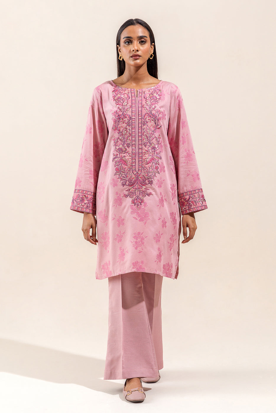 Beechtree - 2 PIECE - EMBROIDERED JACQUARD SUIT - LUSH BLUSH