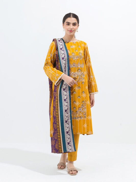 Beechtree - Mustard Charm-Embroidered-3P