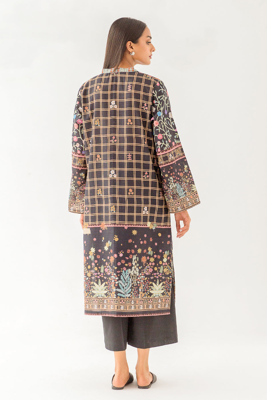 Beechtree - 1 PIECE - PRINTED KHADDAR SHIRT - ADORNED BLOOM (UNSTITCHED)