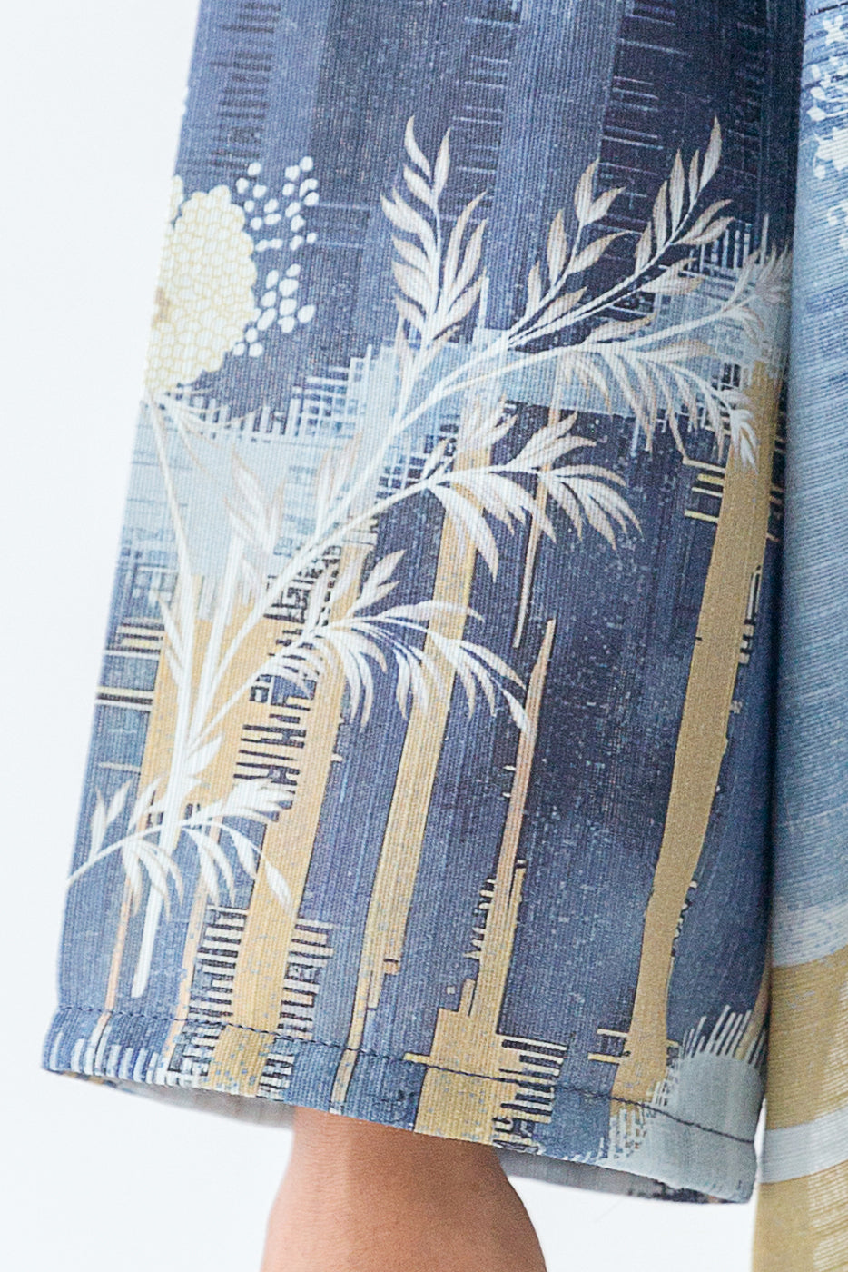 Beechtree - 1 PIECE - PRINTED KHADDAR SHIRT - AZURE MIRAGE (UNSTITCHED)