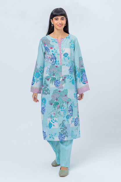 Beechtree - 1 PIECE - PRINTED KHADDAR SHIRT - JAPANESE ZEPHYR (UNSTITCHED)
