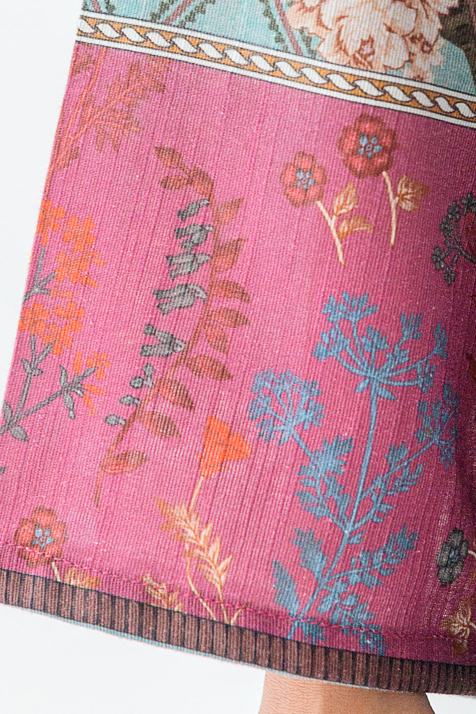 Beechtree - 1 PIECE - PRINTED KHADDAR SHIRT - FROSTY PATIO (UNSTITCHED)