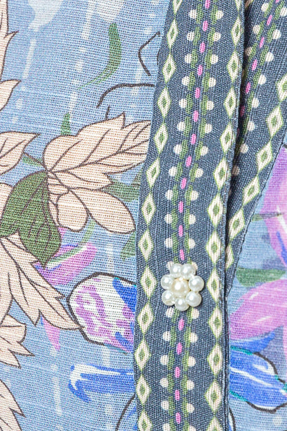 Beechtree - 2 PIECE - PRINTED KHADDAR SUIT - FLORAL HEAVEN (UNSTITCHED)