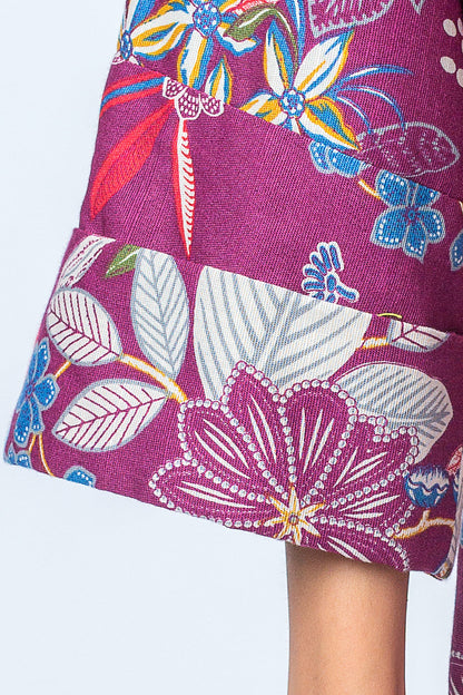 Beechtree - 2 PIECE - PRINTED KHADDAR SUIT - FLORAL MELODY (UNSTITCHED)