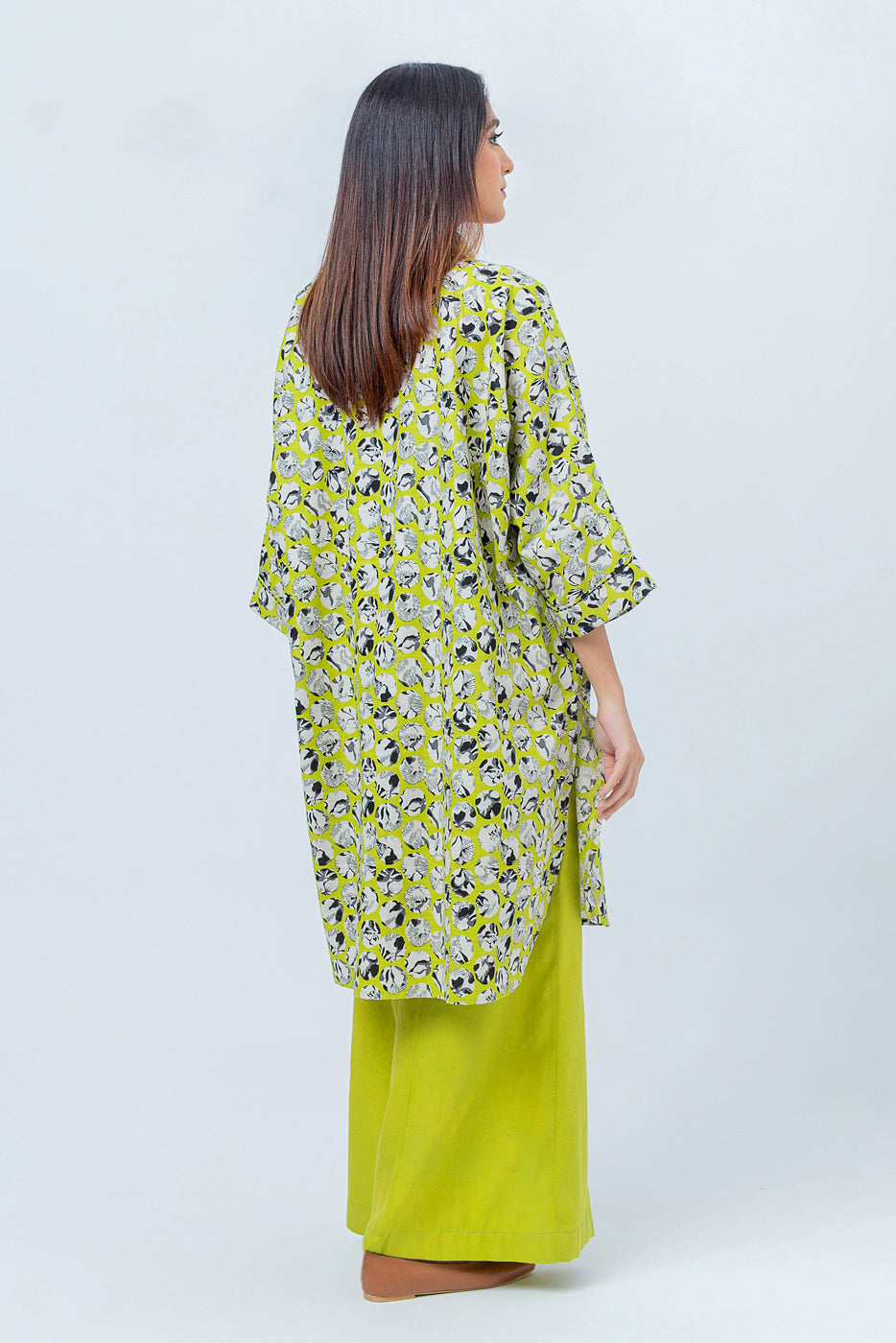 Beechtree - 2 PIECE - PRINTED KHADDAR SUIT - AURORA BLISS (UNSTITCHED)