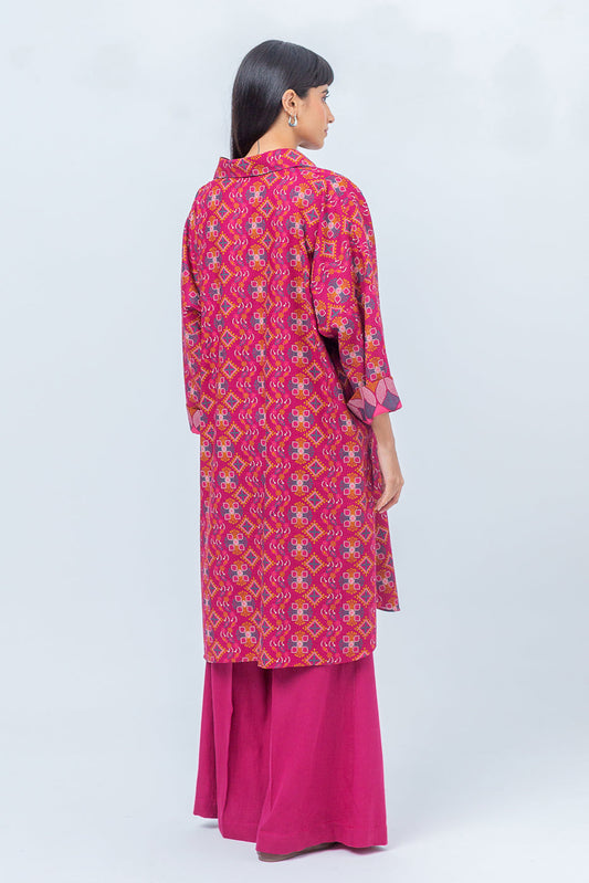 Beechtree - 2 PIECE - PRINTED KHADDAR SUIT - MYSTIC FOLK (UNSTITCHED)