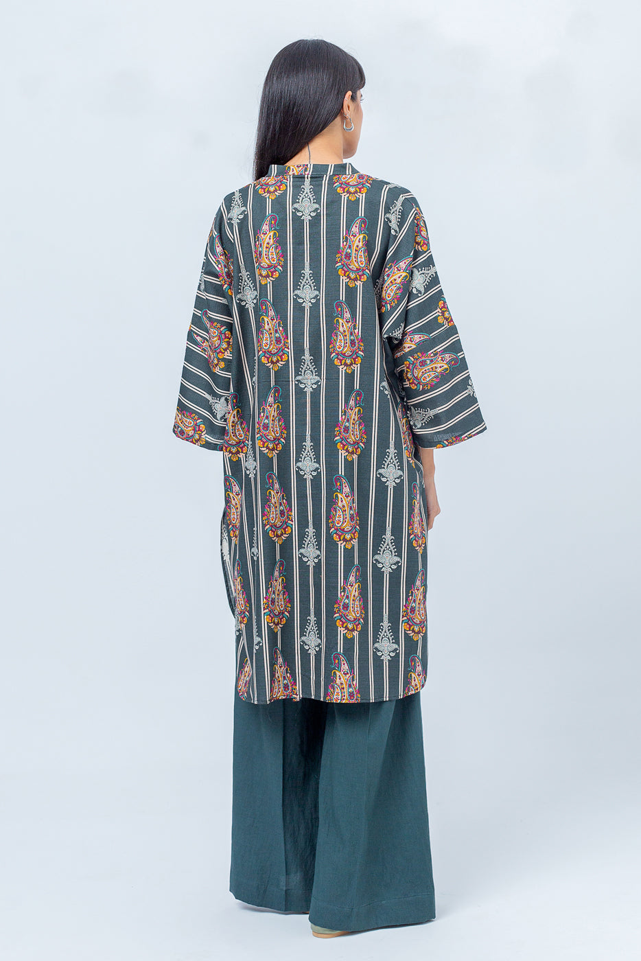 Beechtree - 2 PIECE - PRINTED KHADDAR SUIT - TRADITIONAL CHARM (UNSTITCHED)