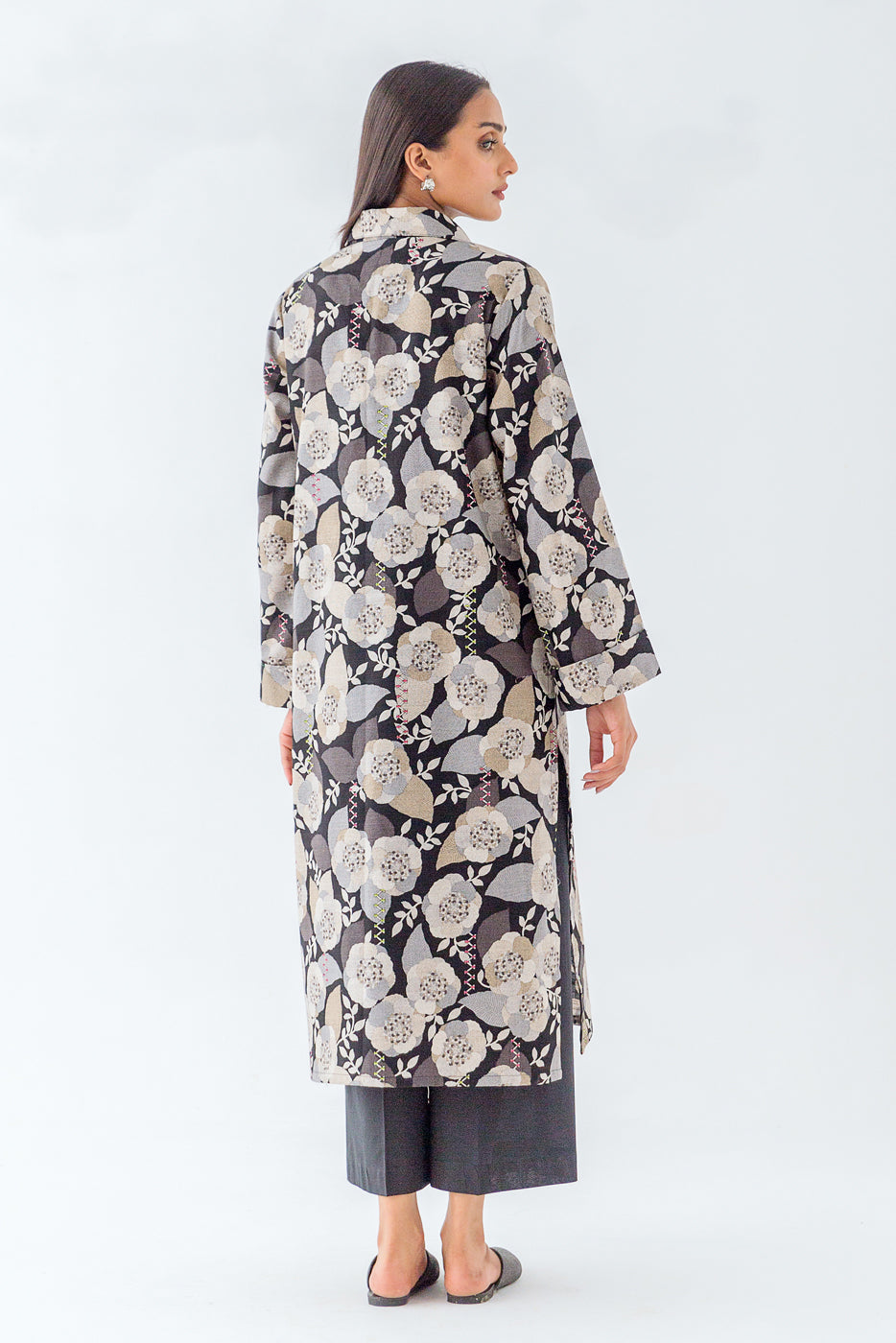 Beechtree - 1 PIECE - PRINTED KHADDAR SHIRT - CHIC PASSION (UNSTITCHED)