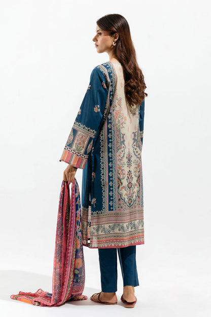 Beechtree - 2 PIECE - EMBROIDERED LAWN SUIT - PRUSSIAN VERVE