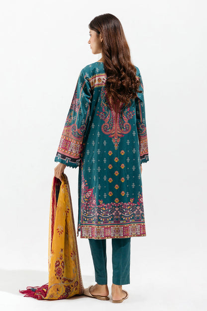 Beechtree - 2 PIECE - EMBROIDERED LAWN SUIT - AEGEAN WILT (UNSTITCHED)
