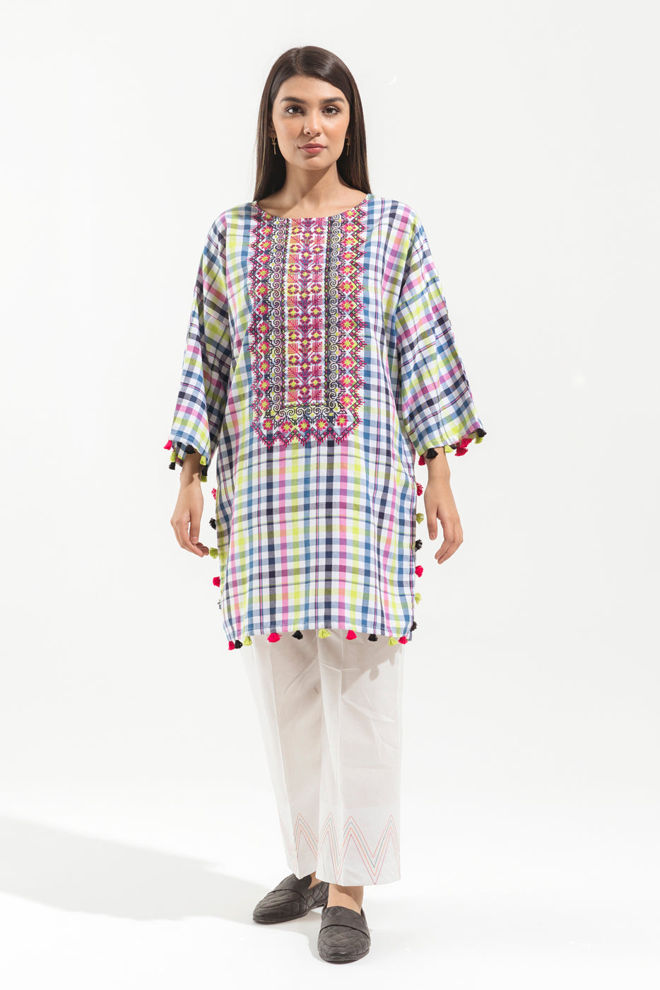 Beechtree - 1 PIECE - EMBROIDERED  YARN DYED SHIRT - MAJESTIC TALE