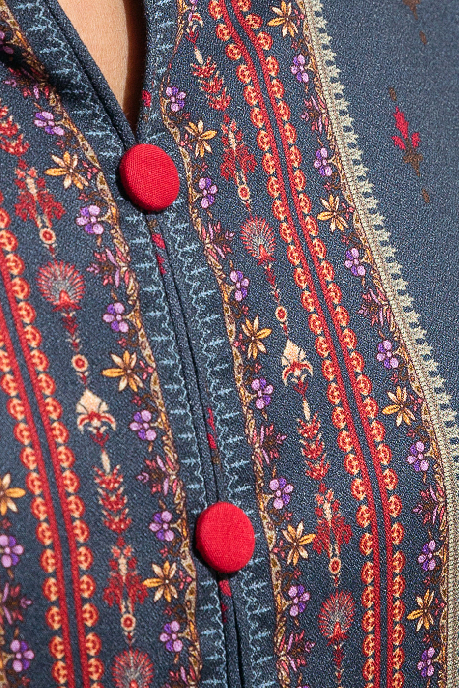 Beechtree - 3 PIECE - PRINTED LINEN SUIT - PRUSSIAN ZEST