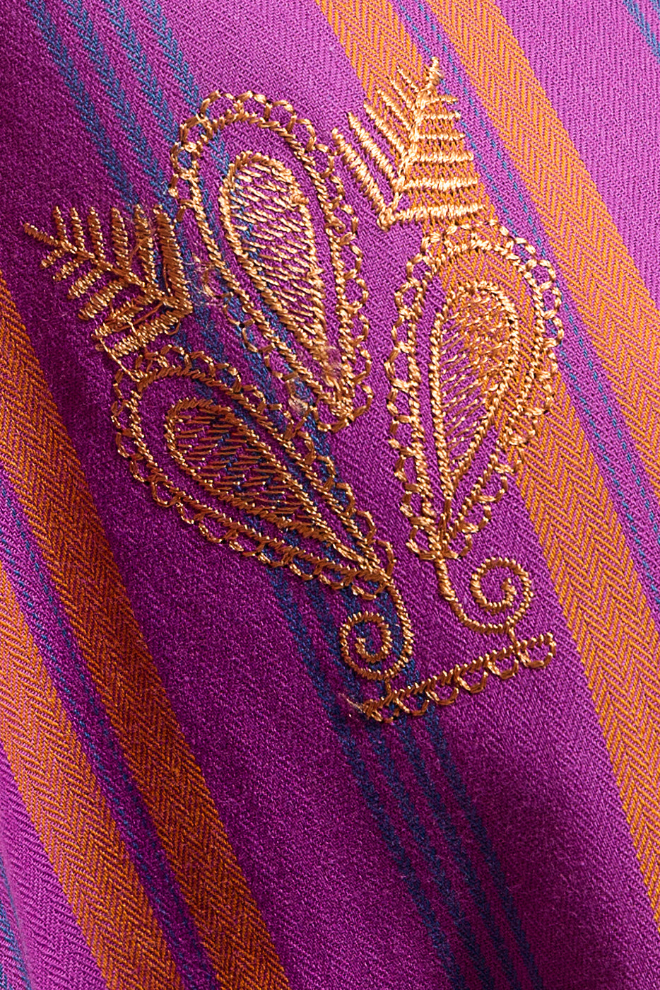 Beechtree - 1 PIECE - EMBROIDERED  FLANNEL SHIRT - VIVID AMETHYST