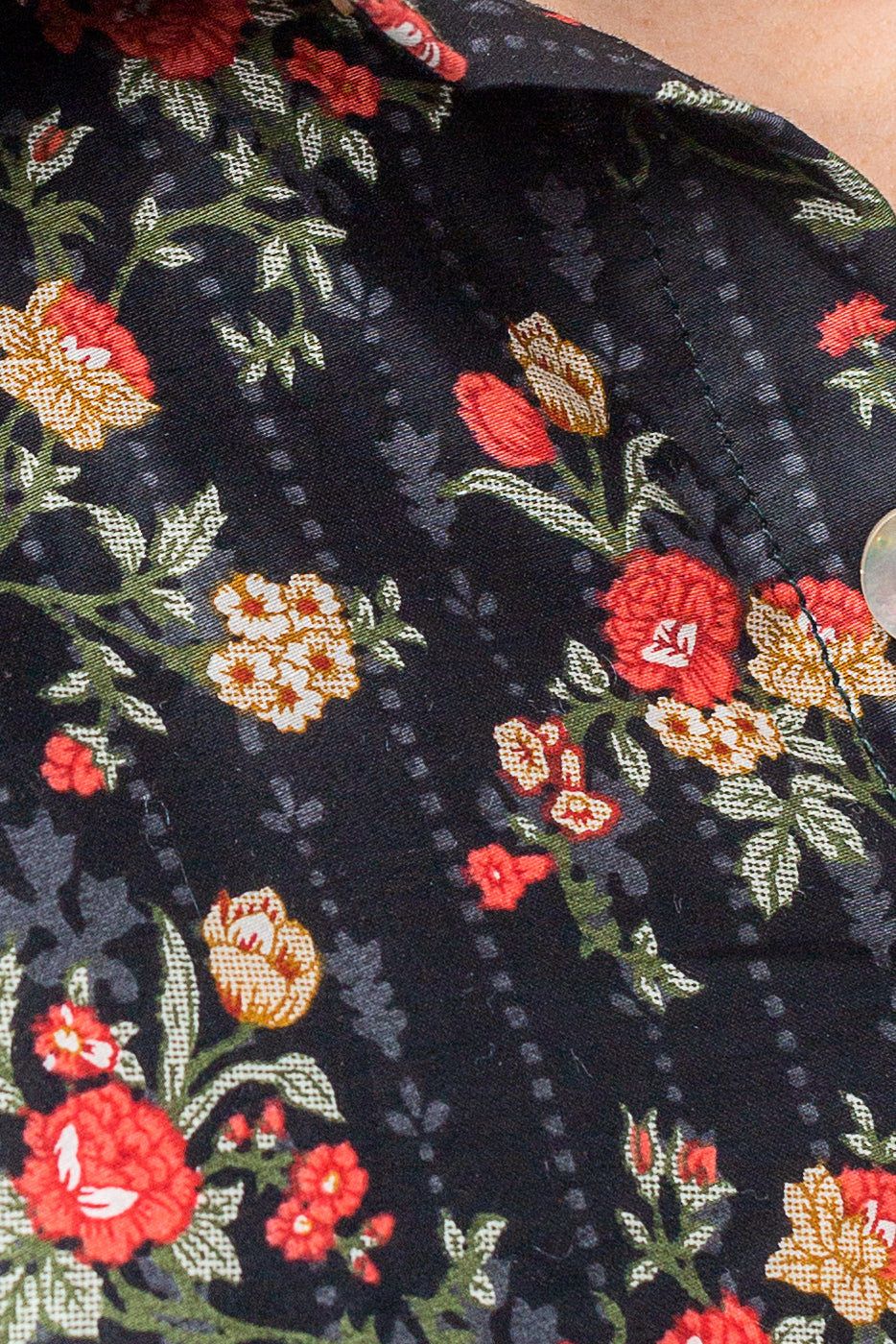 Beechtree - 2 PIECE - PRINTED COTTON SATIN SUIT - BLACK FOREST (UNSTITCHED)