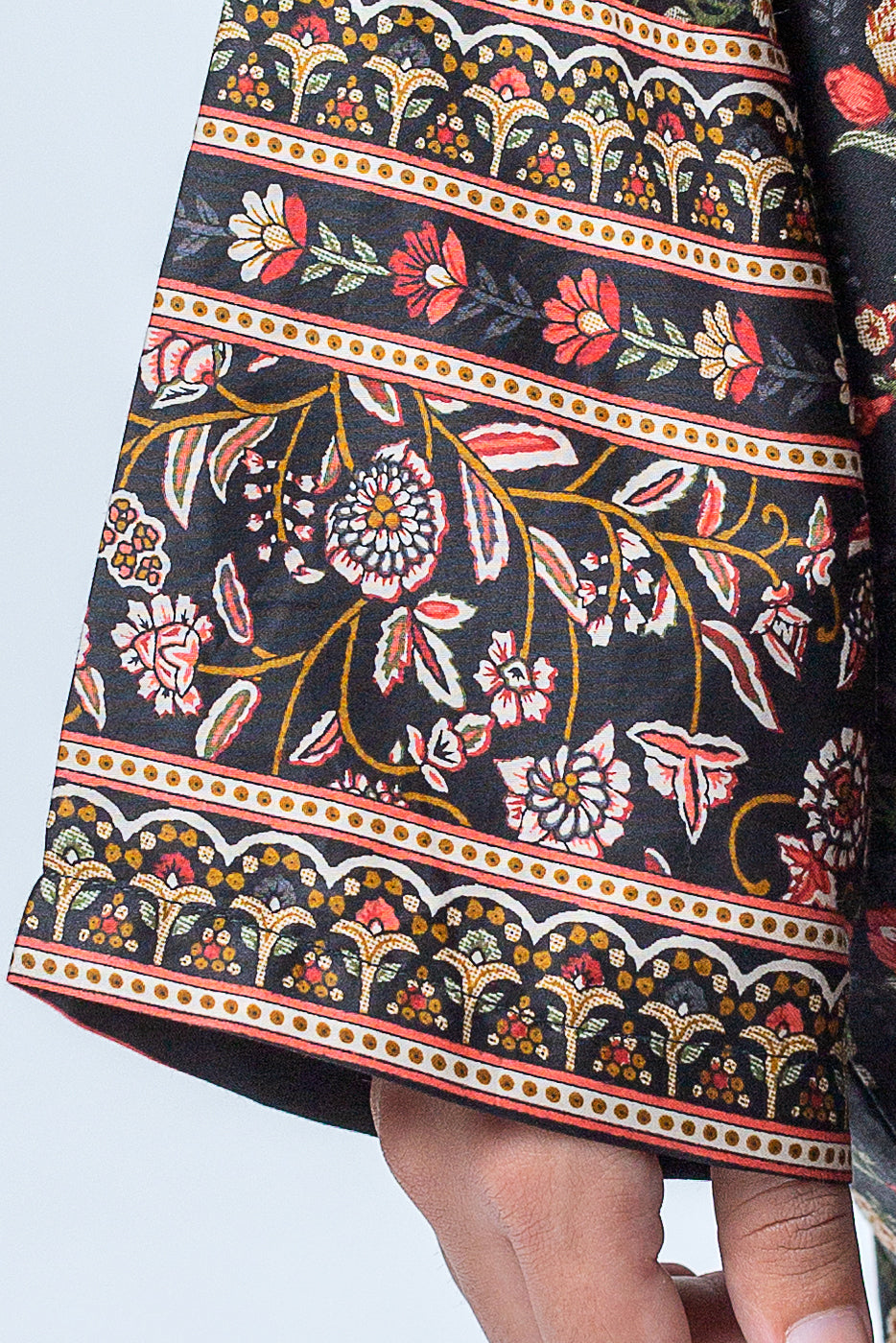 Beechtree - 2 PIECE - PRINTED COTTON SATIN SUIT - BLACK FOREST (UNSTITCHED)