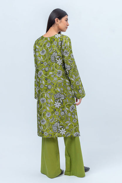 Beechtree - 2 PIECE - PRINTED COTTON SATIN SUIT - OLIVE MEADOW (UNSTITCHED)