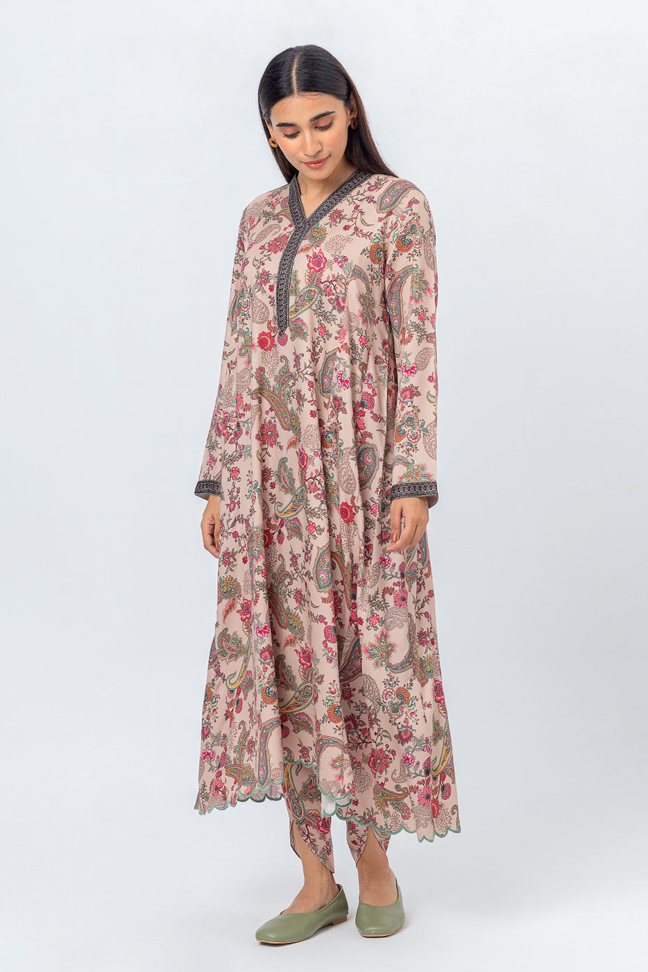 Beechtree - 2 PIECE - PRINTED LINEN SUIT - QUARTZ BEIGE (UNSTITCHED)