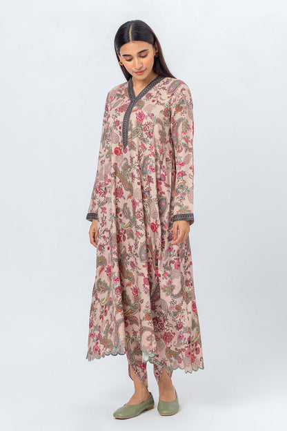 Beechtree - 2 PIECE - PRINTED LINEN SUIT - QUARTZ BEIGE (UNSTITCHED)