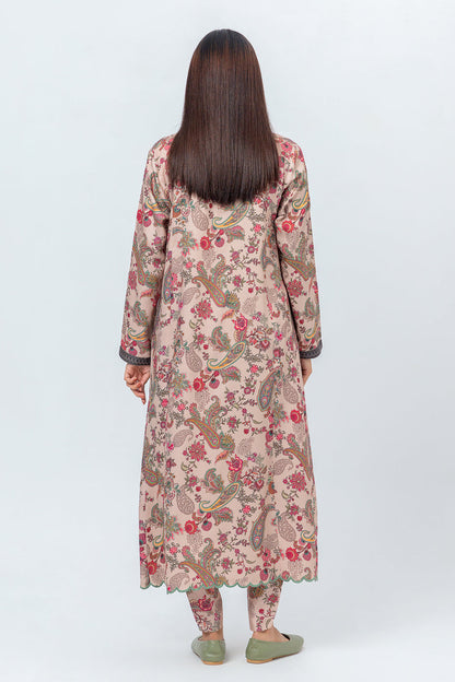 Beechtree - 2 PIECE - PRINTED LINEN SUIT - QUARTZ BEIGE (UNSTITCHED)