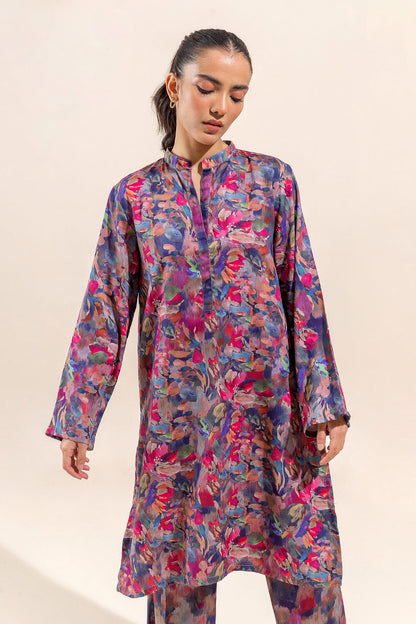 Beechtree - 2 PIECE - PRINTED LINEN SUIT - VIVID GLOW (UNSTITCHED)
