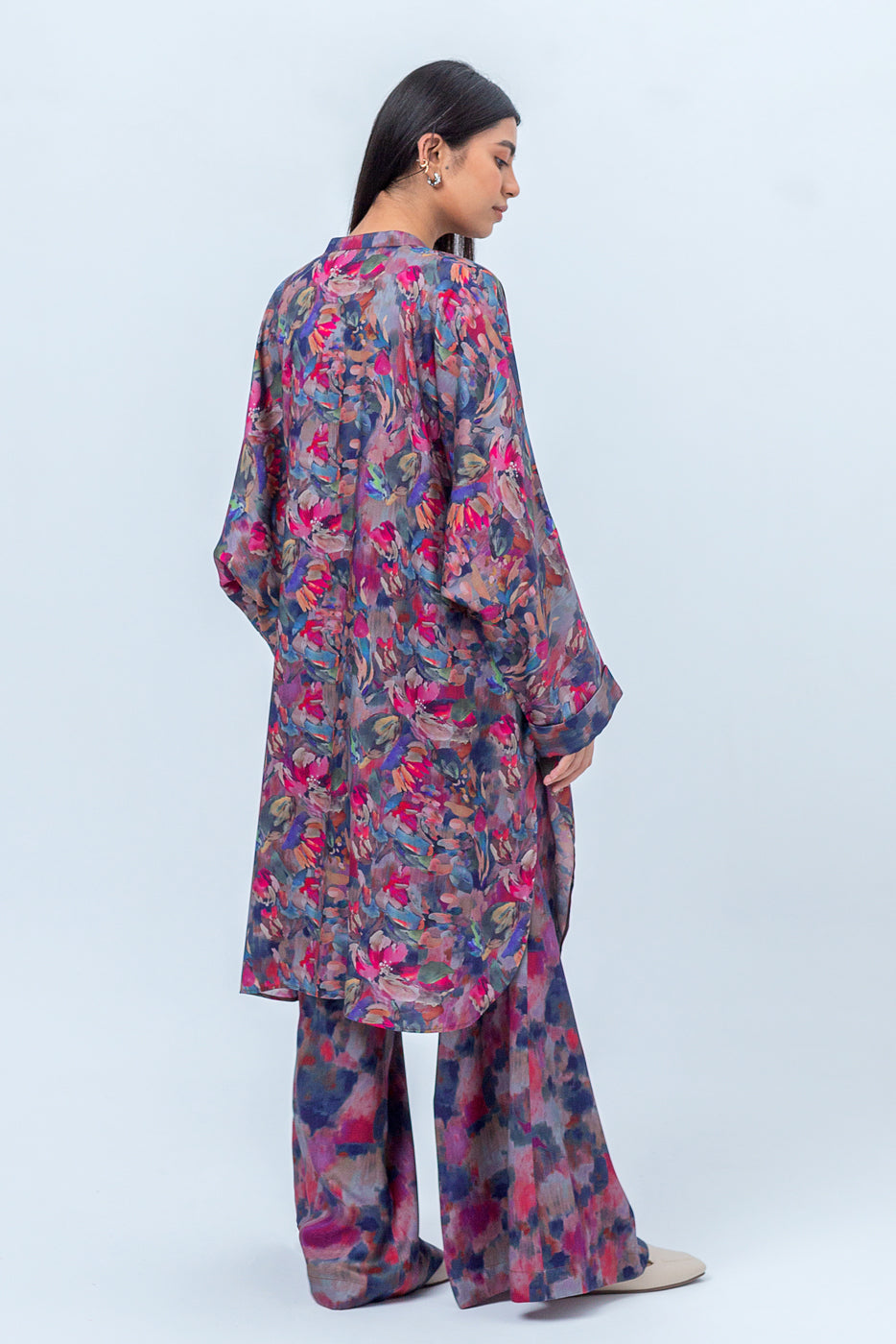 Beechtree - 2 PIECE - PRINTED LINEN SUIT - VIVID GLOW (UNSTITCHED)