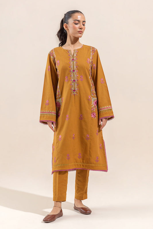 Beechtree - 2 PIECE - EMBROIDERED KHADDAR SUIT - GLAZING AURA