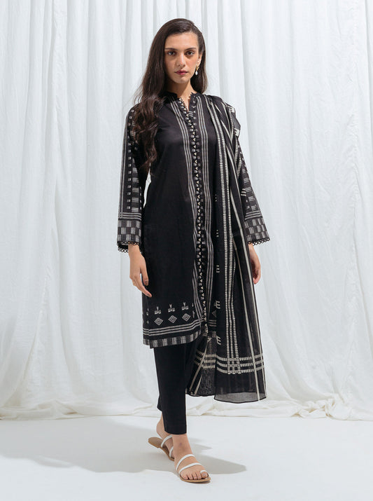 Beechtree - Geometric Gem-Printed-3P (UNSTITCHED)