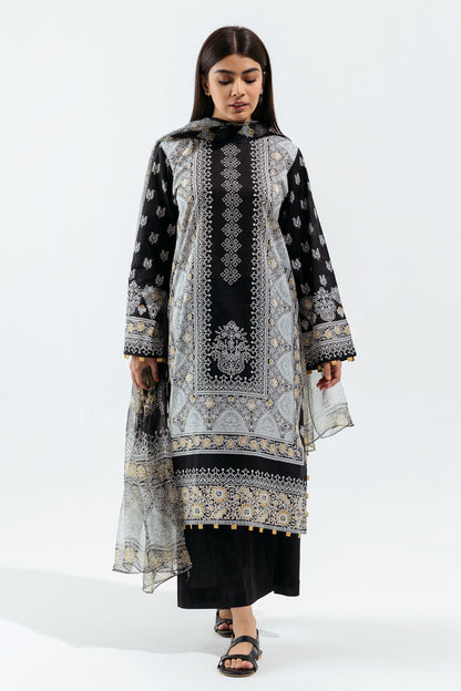 Beechtree - Oriental Cinder-Printed-3P (UNSTITCHED)