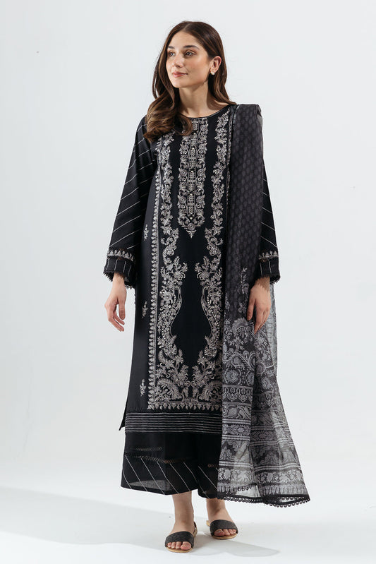 Beechtree - Radiant Black-Embroidered-3P