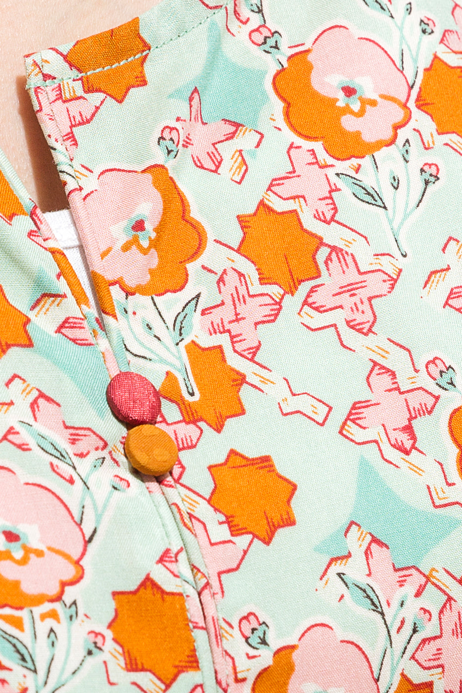 Beechtree - 3 PIECE - PRINTED VISCOSE SUIT - MINT IVY (UNSTITCHED)