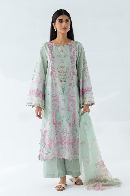 Beechtree - 3 PIECE - PRINTED LAWN SUIT - PASTEL GALORE