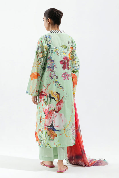 Beechtree - 3 PIECE - PRINTED LAWN SUIT - MINT VOYAGE