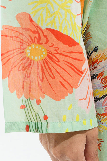 Beechtree - 3 PIECE - PRINTED LAWN SUIT - MINT VOYAGE